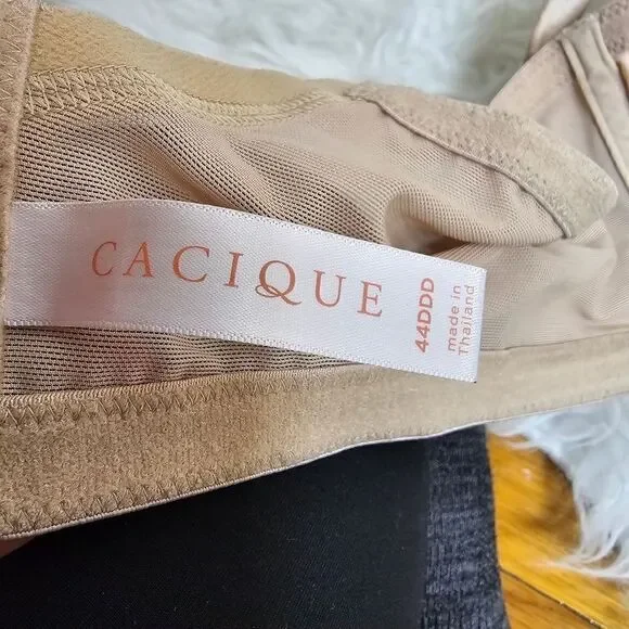 Cacique Smooth Balconette Bra Nude 44DDD Underwire - Picture 8 of 8